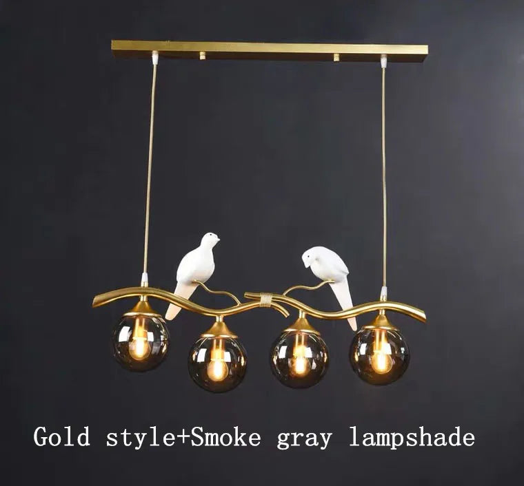 DecorBites™ مصابيح زجاجية متدلية لغرفة المعيشة والمطعم والكونتر، مصابيح LED للديكور الداخلي