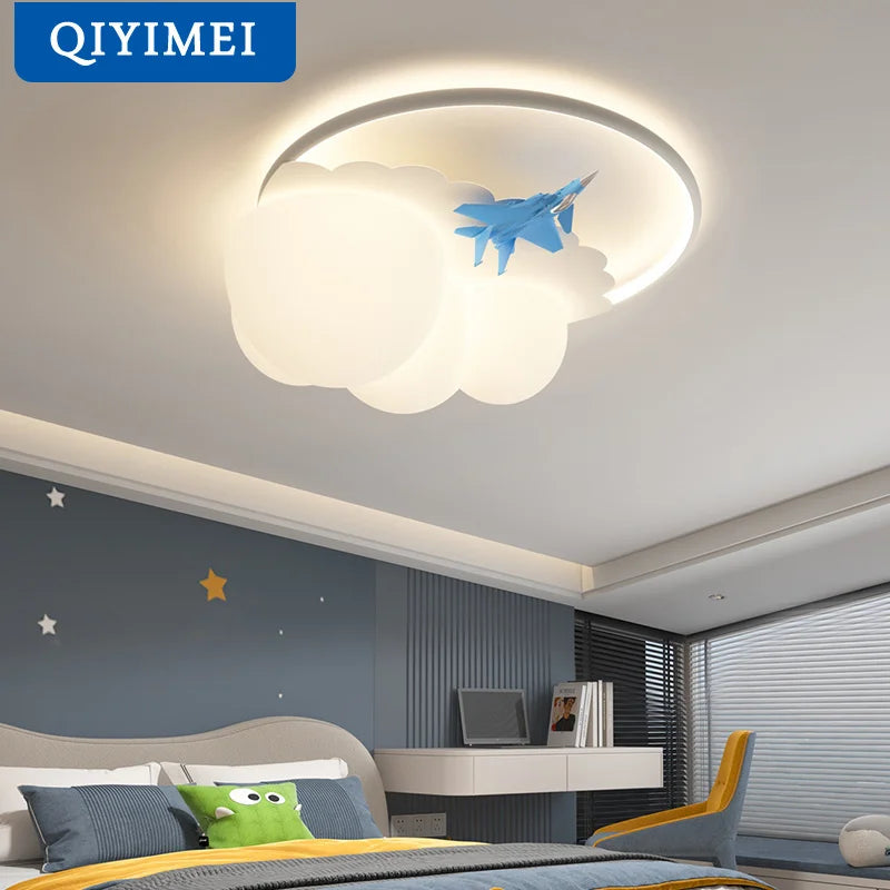 أضواء الثريا LED على شكل طائرة من DecorBites™ لديكور المنزل العصري والإضاءة الداخلية