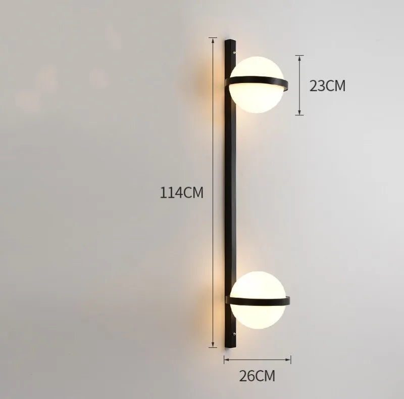 أضواء جدارية DecorBites™ LED آرت ديكو: تصميم نباتي حديث ومبتكر لغرفة المعيشة وغرفة النوم بالمنزل