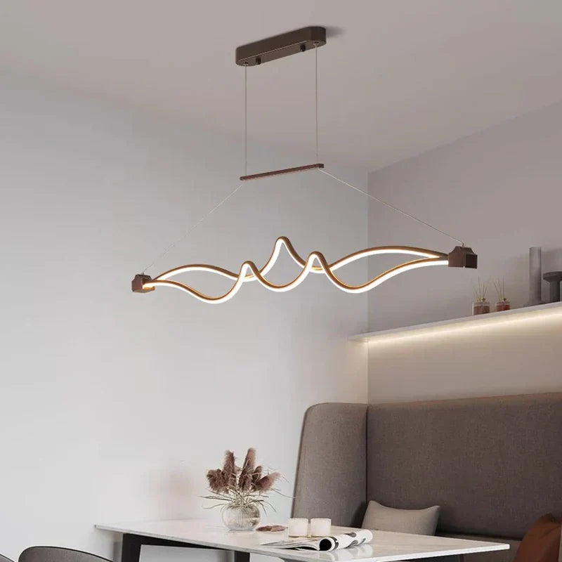 ثريات قلادة LED من DecorBites™ لديكور المنزل العصري والإضاءة الداخلية