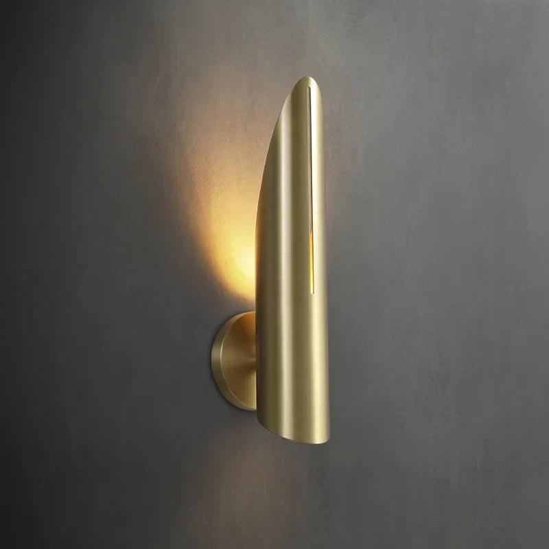 DecorBites™ Black Copper Luxe Wall Lamp - Nordic Retro Style for Living Room, Staircase, and Aisle