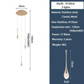 DecorBites™ Crystal Bubble Chandelier: Modern Duplex Living Room Villa Decoration Luminaire