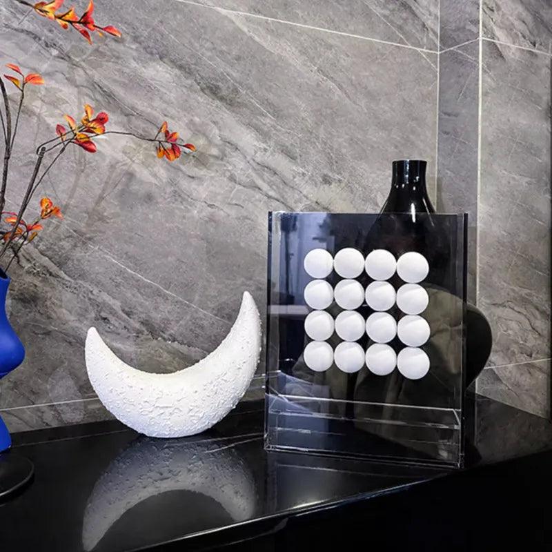 DecorBites™ Geometric Abstract Acrylic Ball Ornament in Decorative Painting Frame