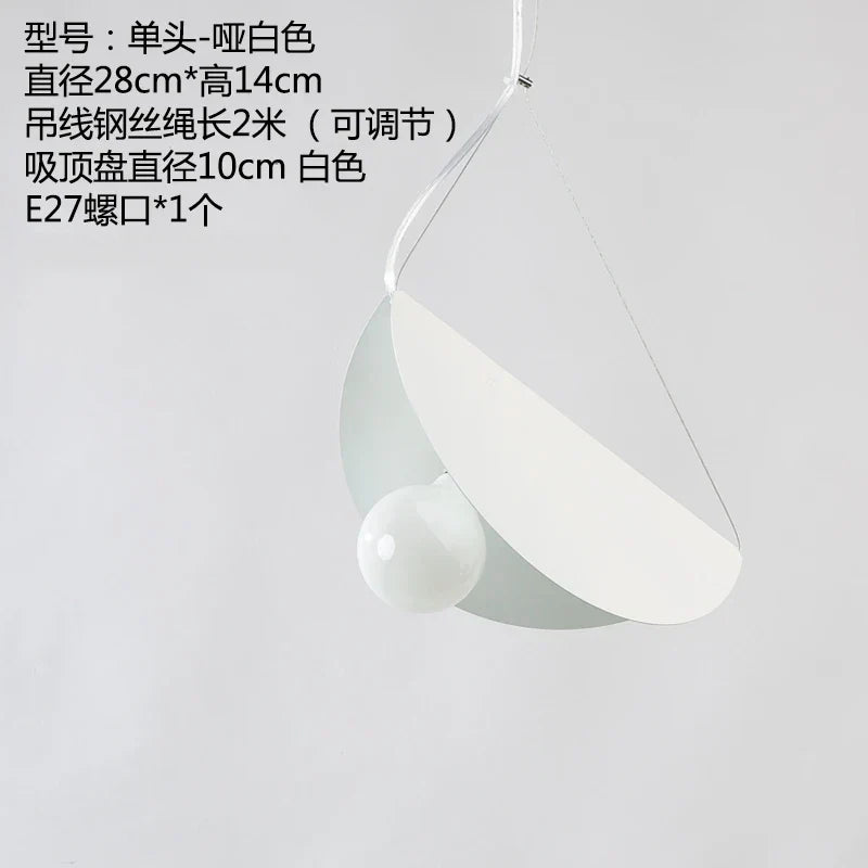 DecorBites™ Geometric Iron Pendant Light for Dining Room Bedroom Children's Room