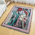 DecorBites™ Guitar Boy Throw Blanket - Boho Leisure Decor for Living Room or Camping