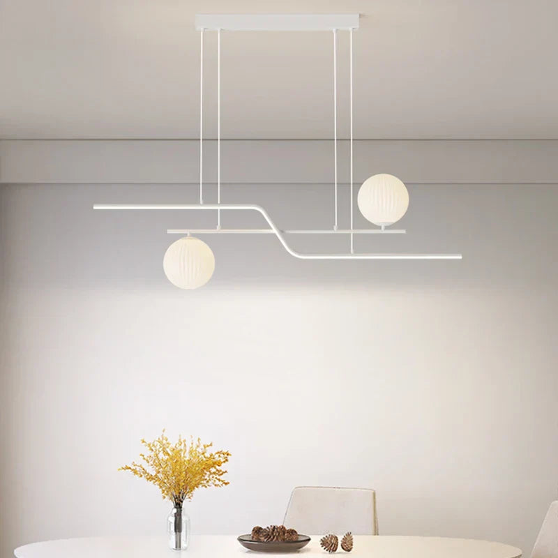 ثريا LED من DecorBites™: إضاءة داخلية عصرية لغرفة المعيشة والمطبخ والدرج