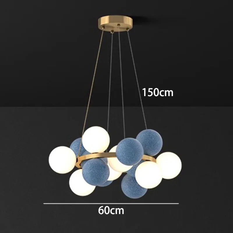 ثريات LED معلقة من DecorBites™ لديكور المنزل العصري، إضاءة داخلية لغرف المعيشة وغرف الطعام