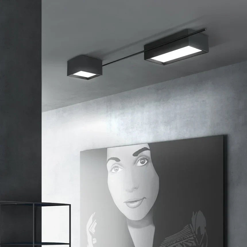 DecorBites™ Black Nordic LED Ceiling Lights Chandeliers for Modern Living Room Decoration