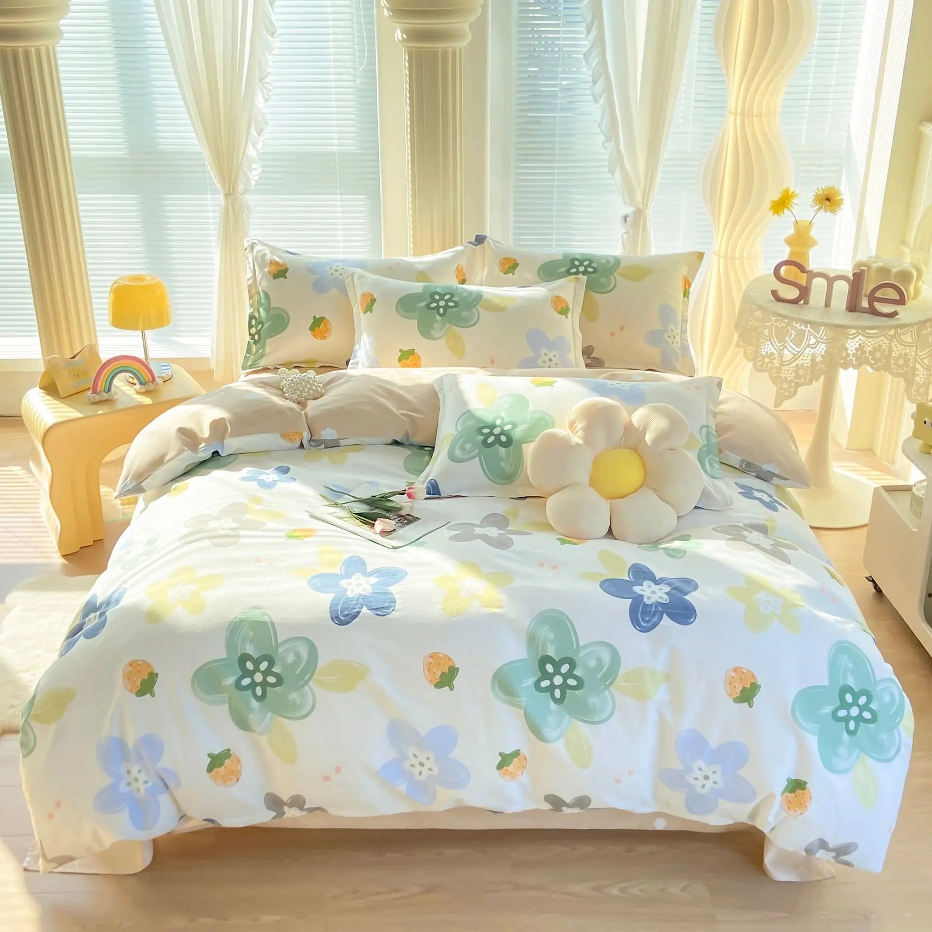 DecorBites™ Cotton Printed Bedding Set for Sweet Cozy Sleep