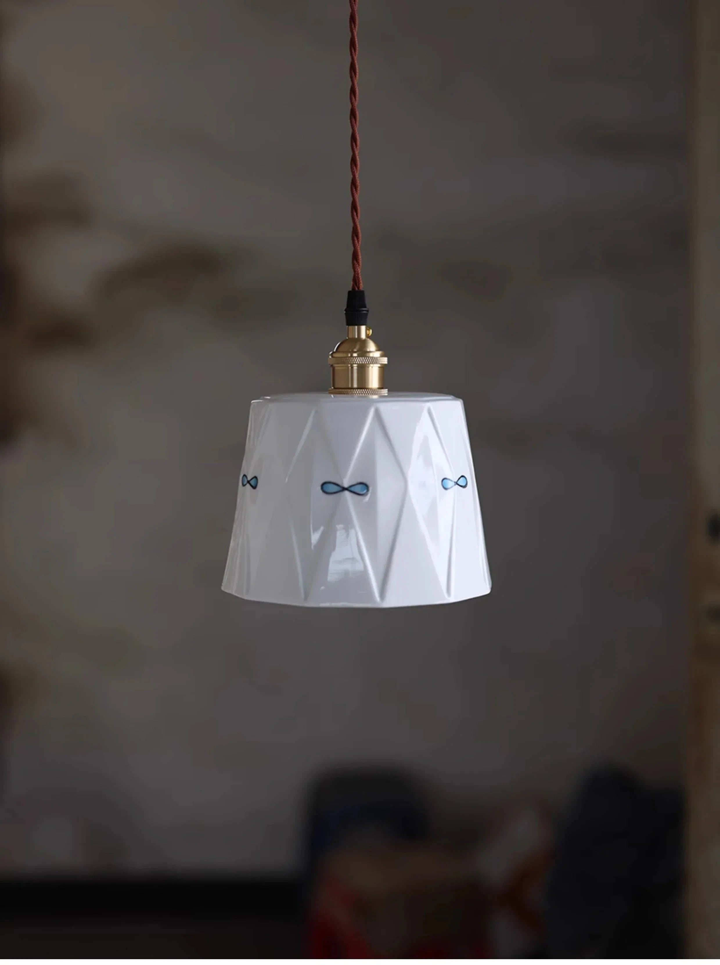 DecorBites™ Ceramic Pendant Lights: Modern Nordic Dinning Room Hanging Lamp for Home Decor