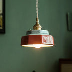 New Chinese-style retro ceramic pendant lights, Japanese-style guesthouse display windows, restaurant tea room bar counter islan