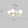 DecorBites™ French Cream Living Room Pendant Lamp Magic Bean Restaurant Bauhaus Medieval Bedroom