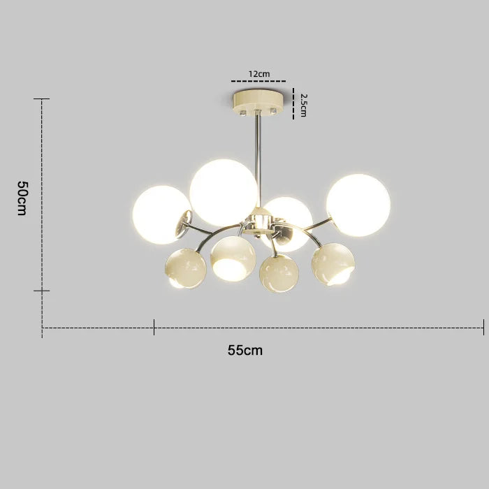 DecorBites™ Cream Living Room Pendant Lamp Magic Bean Restaurant Medieval Bedroom Light