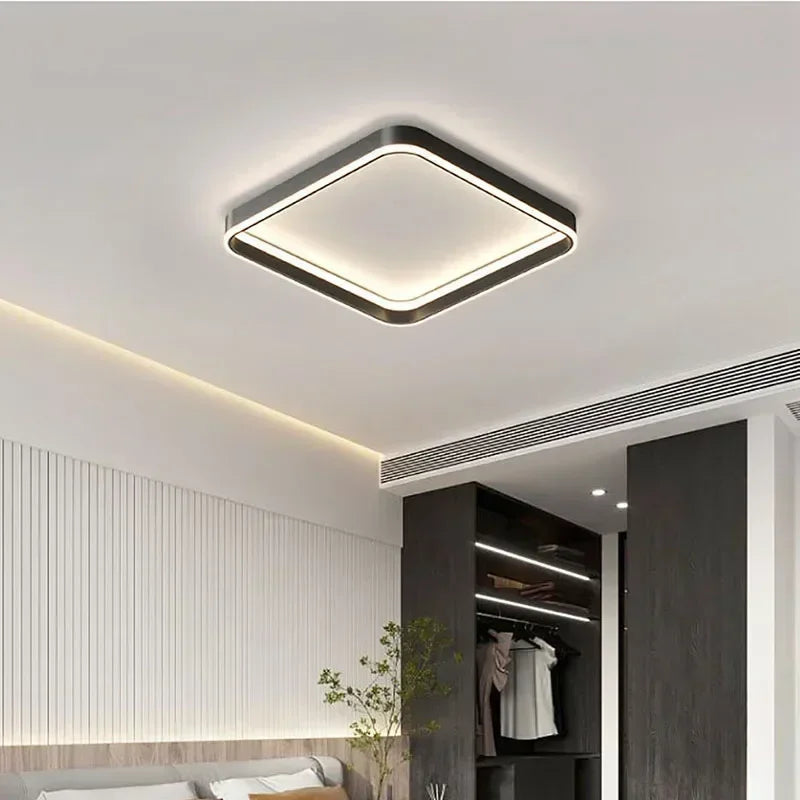 DecorBites™ Geometric LED Ceiling Lamp Chandelier for Living Dining Room Study Bedroom Aisle Balcony