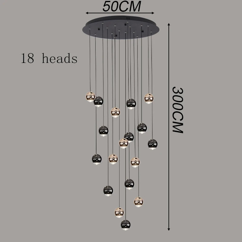 Modern Ring Acrylic Pendant Chandelier Light