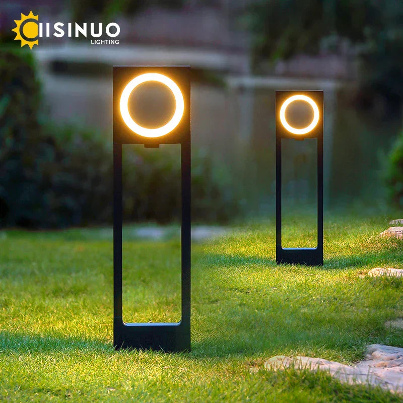 مصباح المسار LED من ديكور بايتس™ بقوة 12 وات من الألومنيوم للحدائق الخارجية والممرات والفناء والمداخل