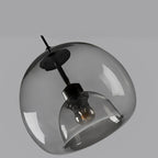 Nordic Smoke Gray Glass Pendant Light Chandelier