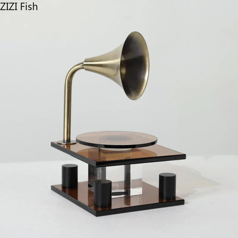 DecorBites™ Crystal Music Equipment Model Ornament Decor - Modern Desk Artwork