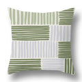 DecorBites™ Green Plants Geometric Print Pillow Cover - Home Sofa Cushion Cover