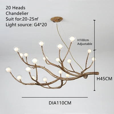 DecorBites™ Glass Bubble LED Pendant Light for Stylish Home Decor and Lighting Fixtures