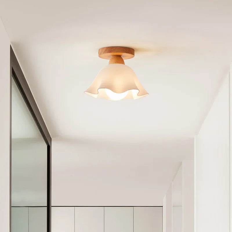DecorBites™ LED Wood Acrylic Ceiling Lamp Modern Art Decor Light Fixture