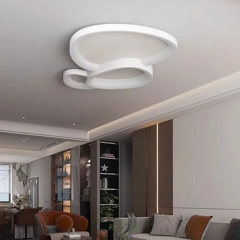 ثريات سقف LED من DecorBites™ مع جهاز تحكم عن بعد لغرفة المعيشة وغرفة النوم وغرفة الطعام