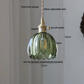 فوانيس DecorBites™ الزجاجية الخضراء المعلّقة بإضاءة LED