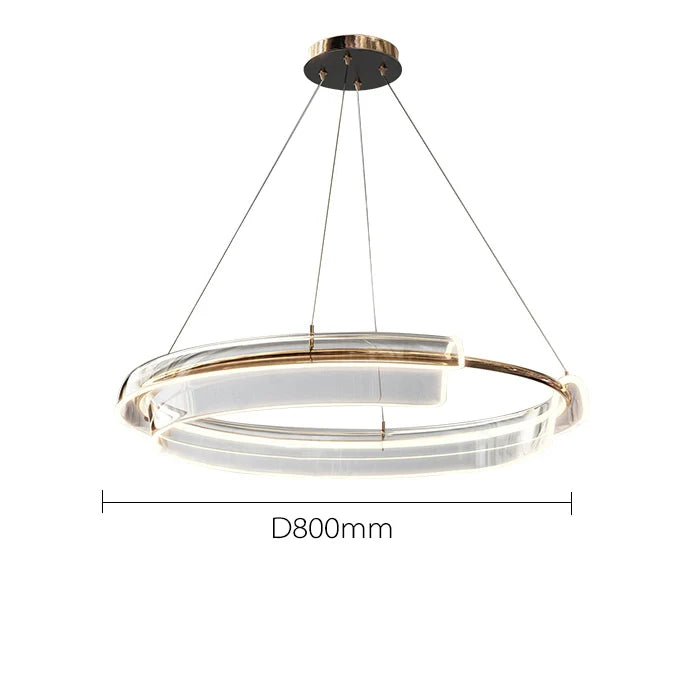 DecorBites™ Italian Minimalist Chandelier for Living Room, Bedroom, and Dining Room