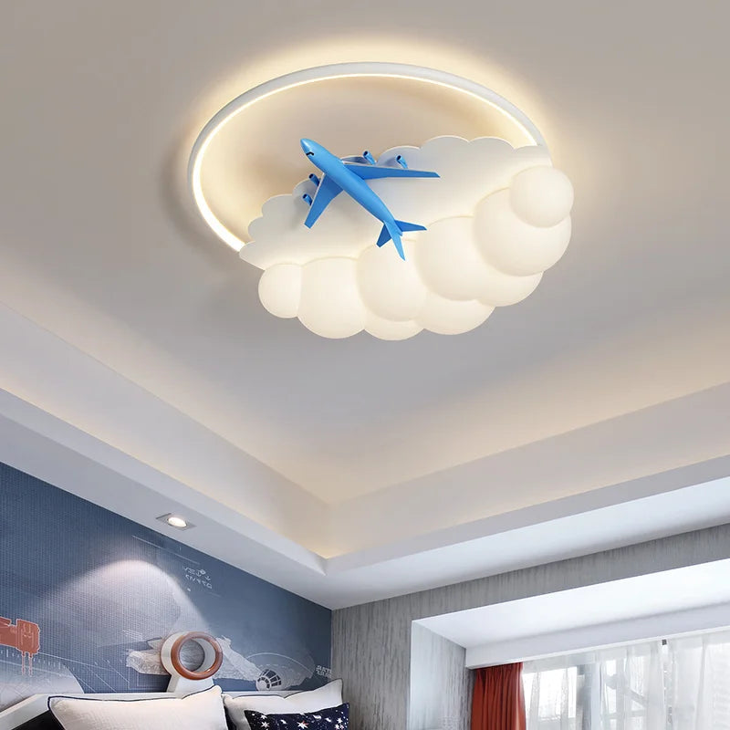 أضواء الثريا LED على شكل طائرة من DecorBites™ لديكور المنزل العصري والإضاءة الداخلية