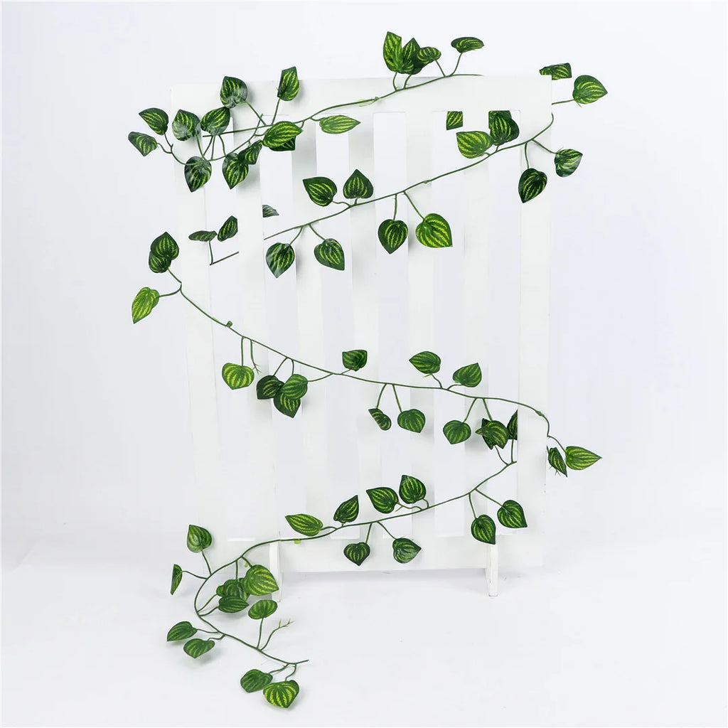 DecorBites™ Green Silk Hanging Christmas Garland for Home and Garden Decor