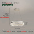 Modern White Ring LED Pendant Light