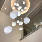 Modern Acrylic Staircase Multi-Light Pendant Chandelier
