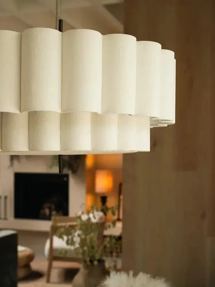DecorBites™ مصباح معلق بتصميم بوهيمي من القماش لغرفة المعيشة وغرفة النوم - وحدات إضاءة داخلية عصرية