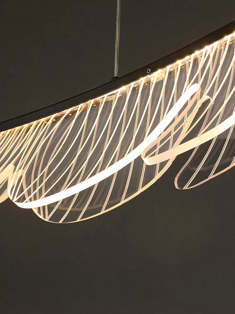 DecorBites™ Italian Copper Chandelier: Modern, Luxury, Light Guide Design for Restaurant and Bar