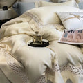 DecorBites™ Eucalyptus Fiber Hollow Wide Edge Bedding Set - Soft, Silky, & Breathable