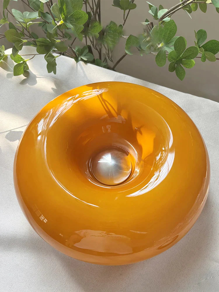 DecorBites™ Donut Wall Lamp: Bauhaus Retro Bedroom TV Light for Atmosphere & Ambiance