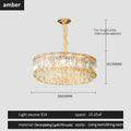 DecorBites™ French Crystal Chandelier for Living Room, Dining Room, and Master Bedroom