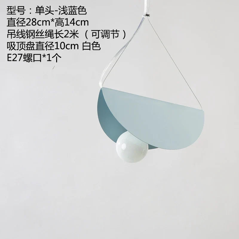 DecorBites™ Geometric Iron Pendant Light for Dining Room Bedroom Children's Room