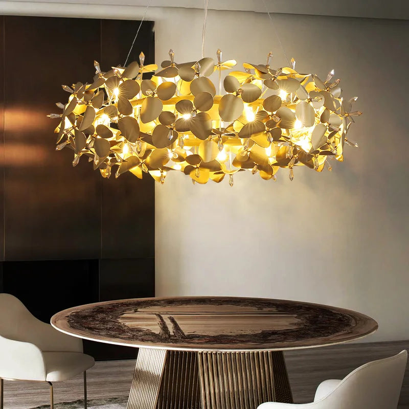 2024 DecorBites™ Crystal Firefly Ceiling Chandelier For Home & Hotel Lighting