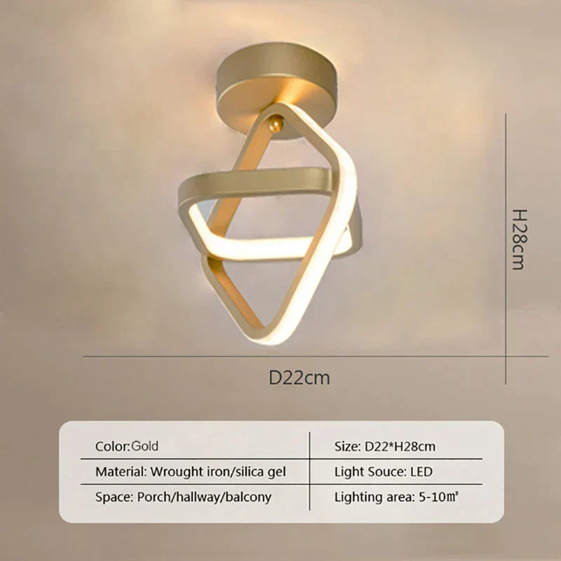 ثريا سقف LED DecorBites™ مصباح غرفة نوم حديث ديكور داخلي إضاءة مثبتة على السطح