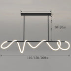 Modern Linear Brushed Stainless Pendant Light