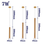 Slim Tube Aluminum Pendant Light in Brushed Nickel