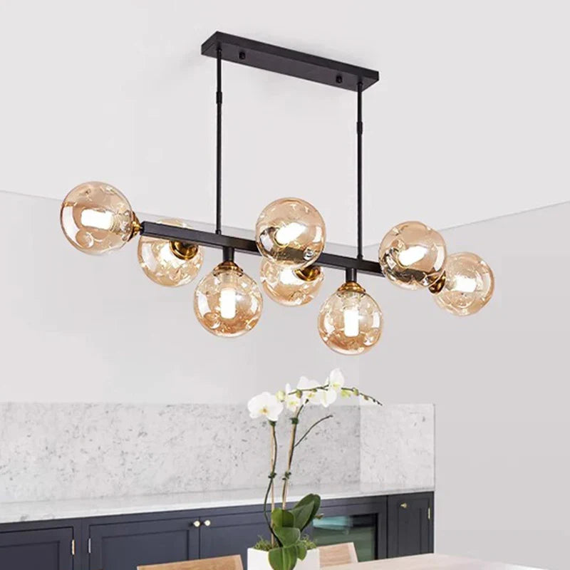 DecorBites™ Lustres LED suspendus : Éclairage intérieur moderne pour salon et salle à manger