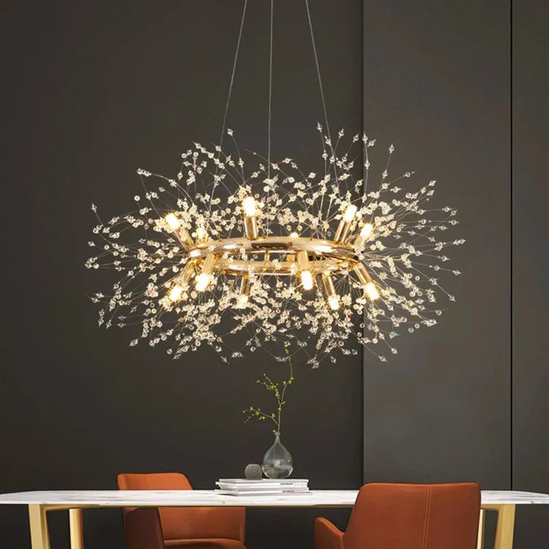ثريات قلادة LED من DecorBites™ لديكور غرف المعيشة والطعام العصرية