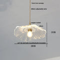 DecorBites™ Clear Glass LED Pendant Light: Modern Nordic Style for Home Decor & Lighting