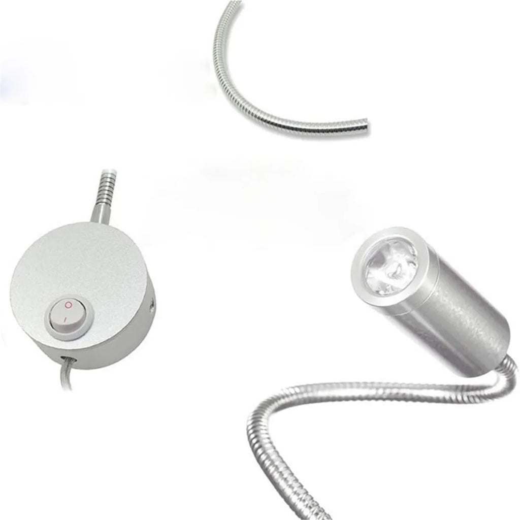 DecorBites™ LED Wall Light Reading Lamp 2pcs/Lot 3W 3000K 4000K 6000K Gooseneck Task Lighting