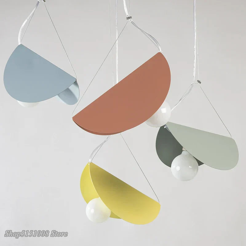 DecorBites™ Geometric Iron Pendant Light for Dining Room Bedroom Children's Room