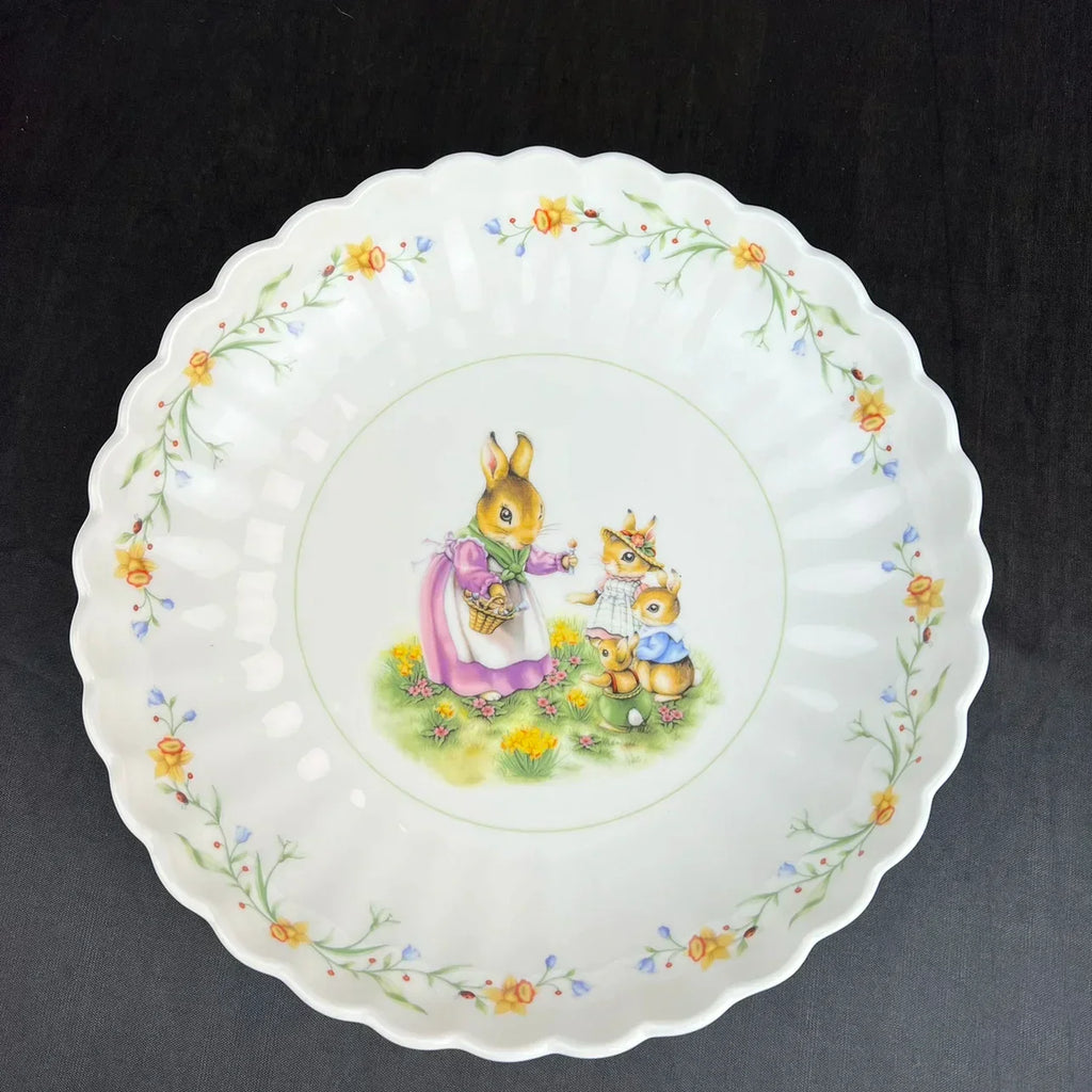 DecorBites™ Easter Tulip Dinnerware Set & Serving Pieces for Home Kitchen.