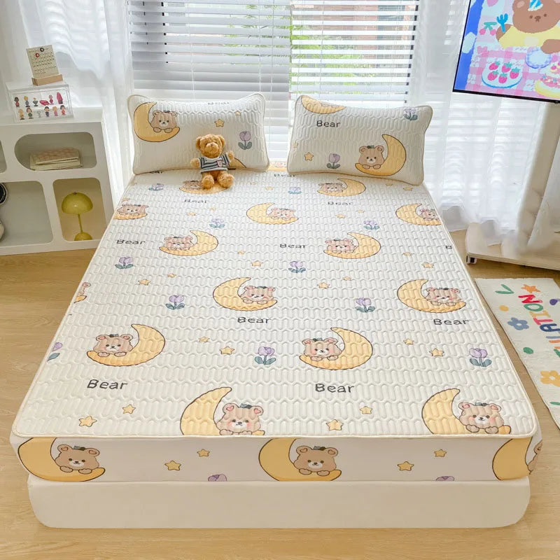 غطاء مرتبة ووسادة لاتكس مبرد من DecorBites™ - وسادة سرير صيفية للتبريد