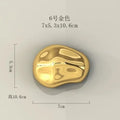 DecorBites™ 3D Stone Wall Ornaments: Room Aesthetics & Decoration - Plating Craft Stone Pendants